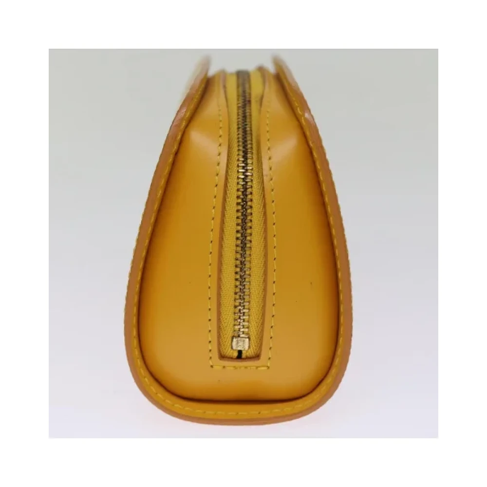Louis Vuitton Vintage Pre-owned Leather louis-vuitton-bags Yellow Dames