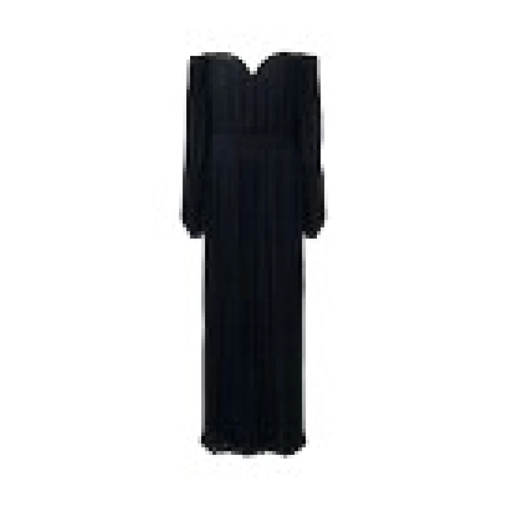 Chloé Elegante Zwarte Lange Jurk Black Dames