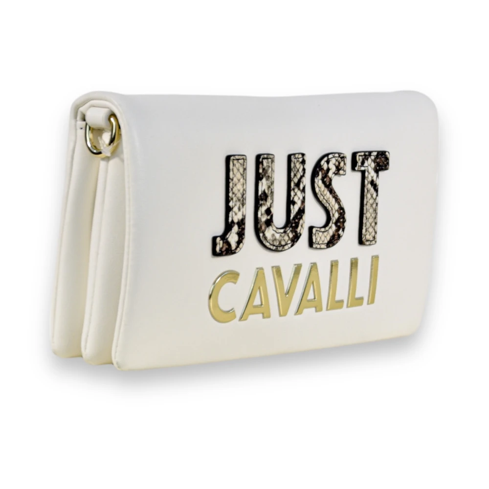 Just Cavalli Stijlvolle Winkel Tas White Dames