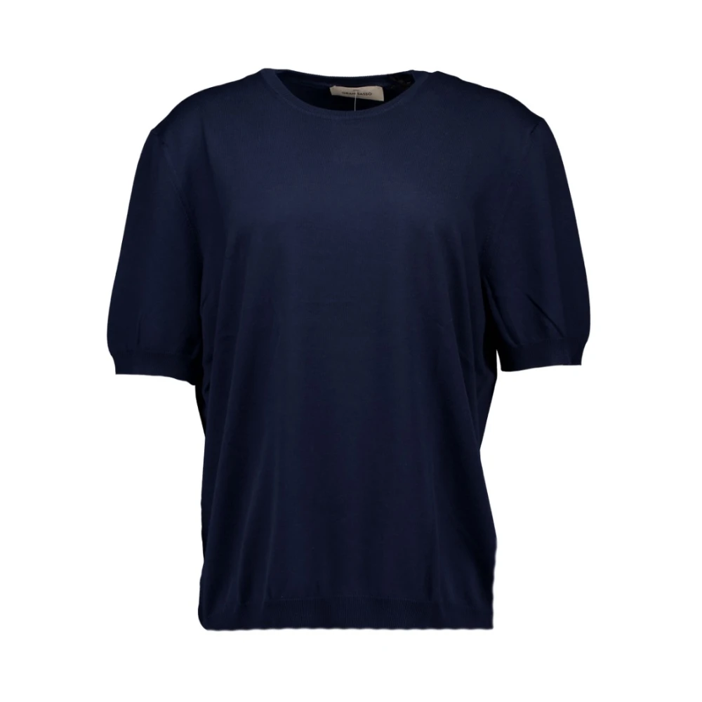 Gran Sasso Donkerblauwe T-shirts Blue Heren