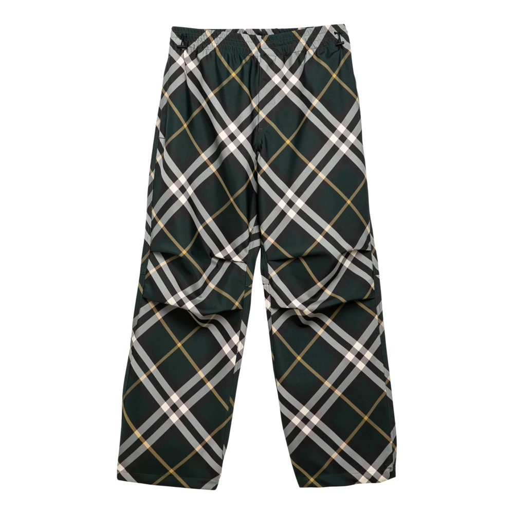 Burberry Regular Fit Broek Green Heren