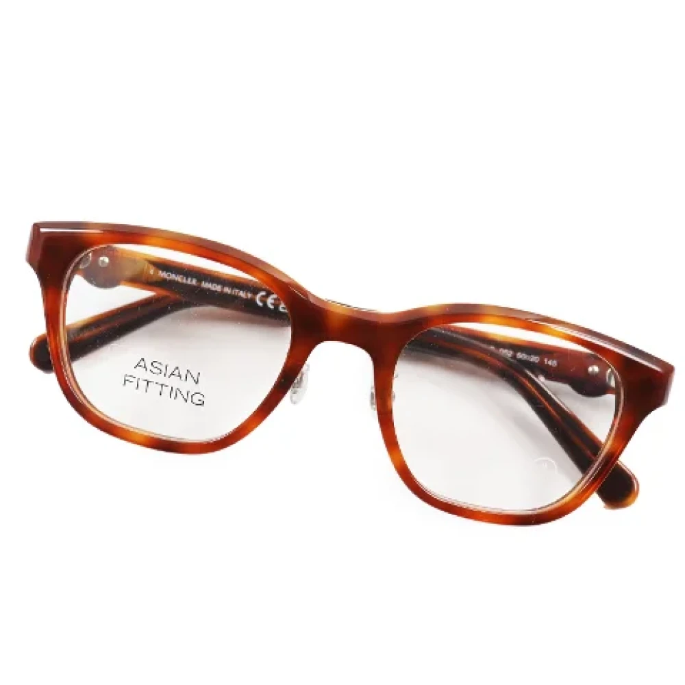Moncler Pre-owned Fabric sunglasses Brown Heren