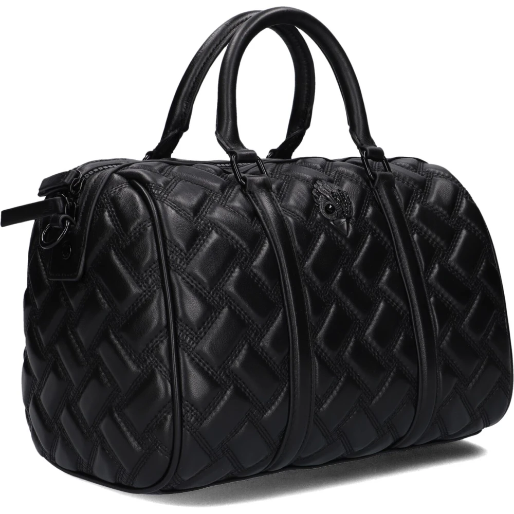 Kurt Geiger Elegante Kensington Boston Schoudertas Black Dames