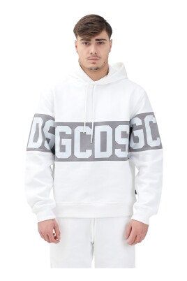 sweat-a-capuche-blanc-avec-bande-grise