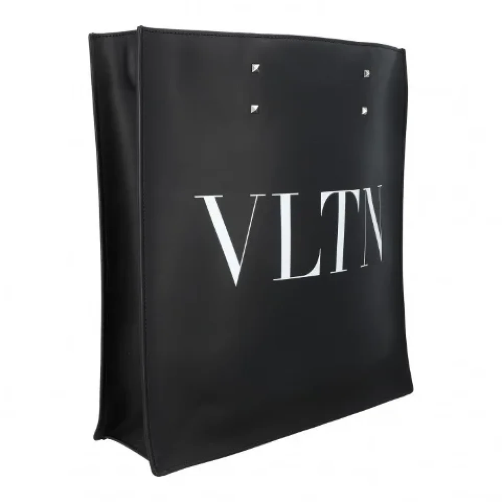 Valentino Vintage Pre-owned Leather totes Black Dames