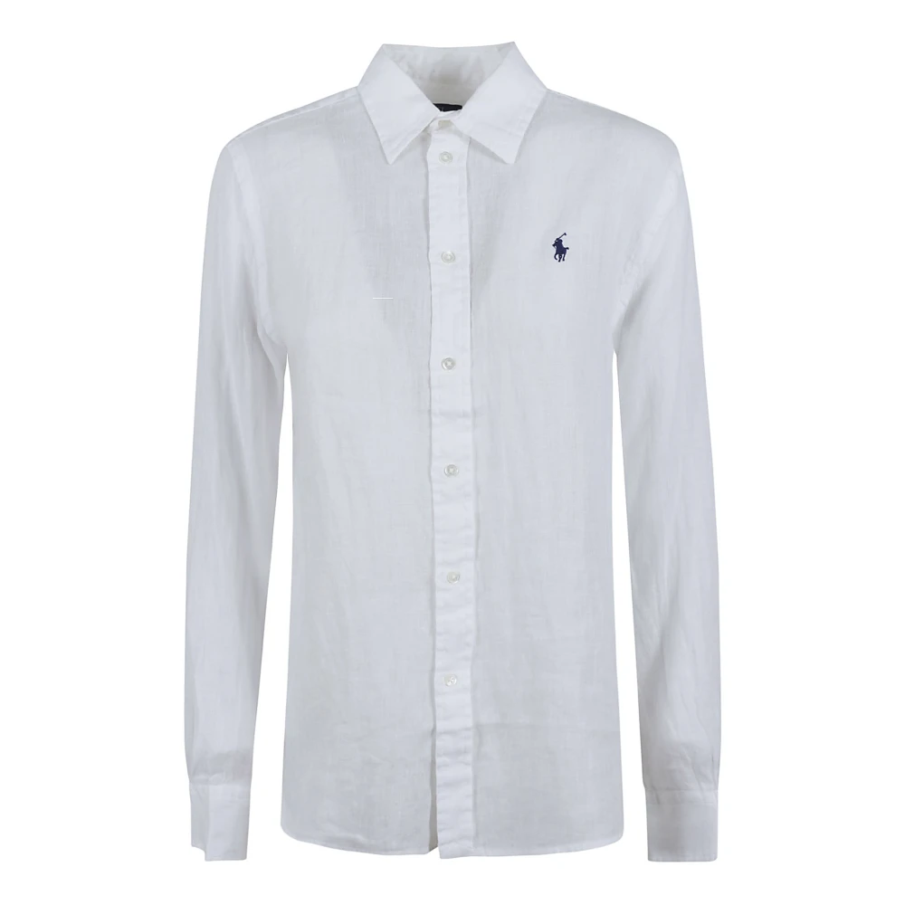 Ralph Lauren Knopen Voor Shirt White Dames