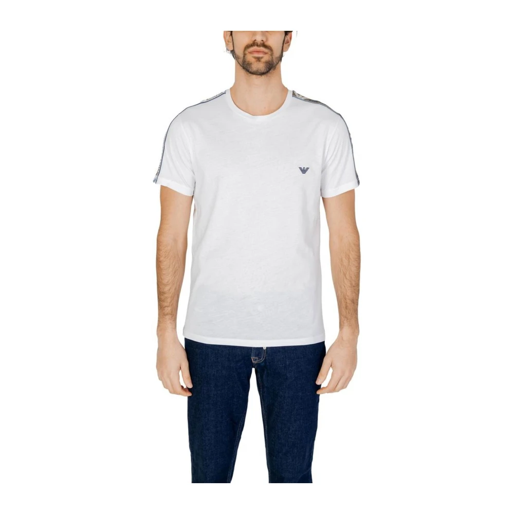 Emporio Armani Katoenen Crew Neck T-Shirt White Heren