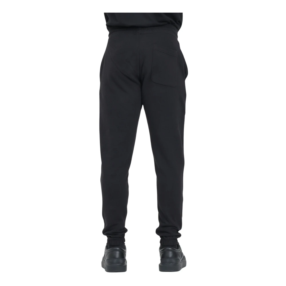 Tommy Jeans Zwarte Signature Sportieve Jogger Broek Black Heren