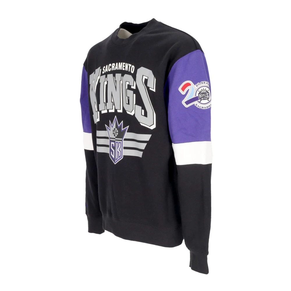 Mitchell & Ness Sacramento Kings Crew Neck Sweatshirt Multicolor Heren