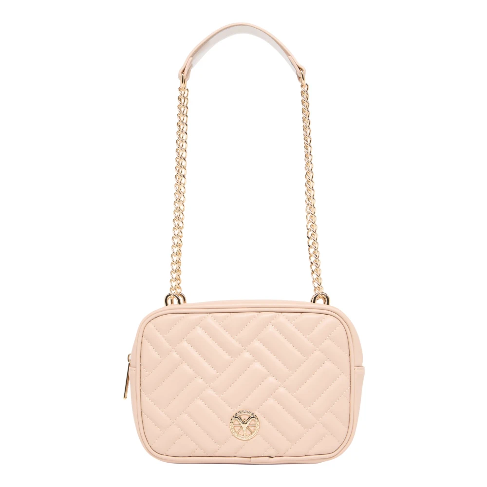 Carlo Colucci Women's Beige Shoulder Bags, One Size, Quilted Crossbody Bag