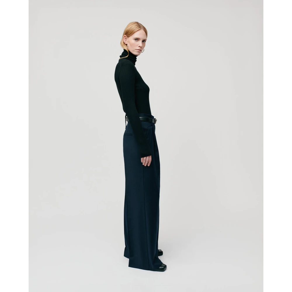 IVY OAK Zachte Turtle Neck Gebreide Trui Black Dames