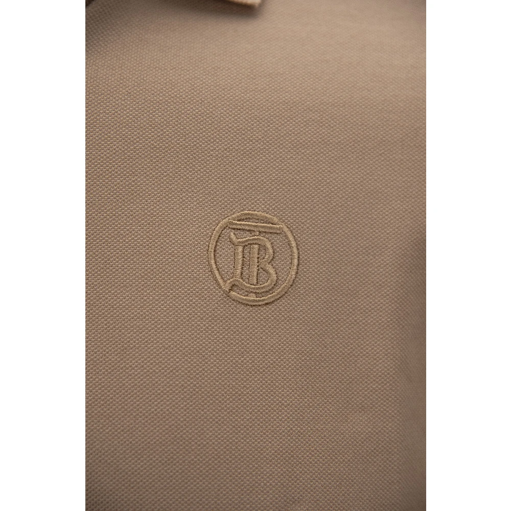 Burberry Klassieke Geknoopte Dames Polo Shirt Brown Dames