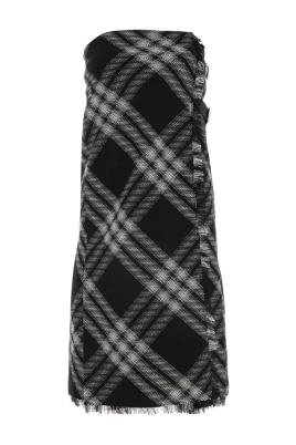 Embroidered Wool Dress