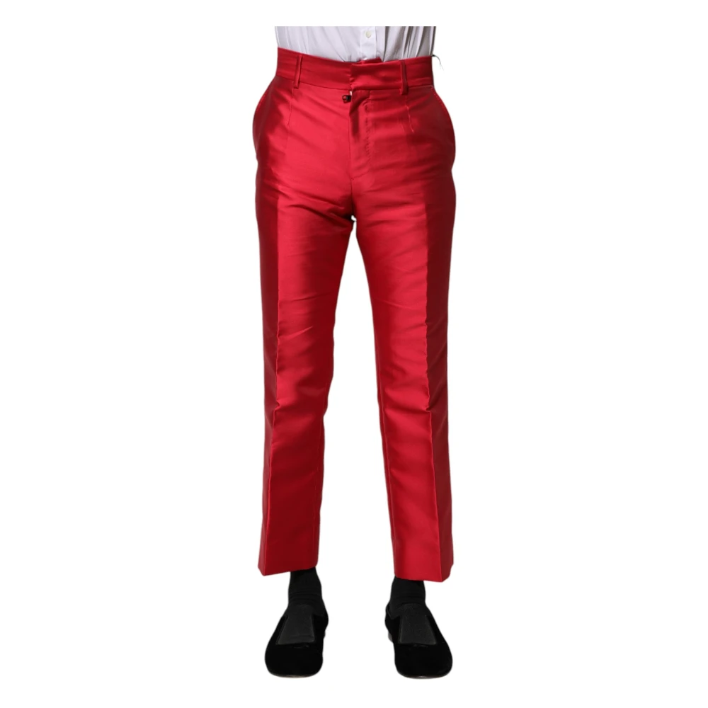 Dolce & Gabbana Homme Rouge - Pantalon Court - Pantalons - Taille: S