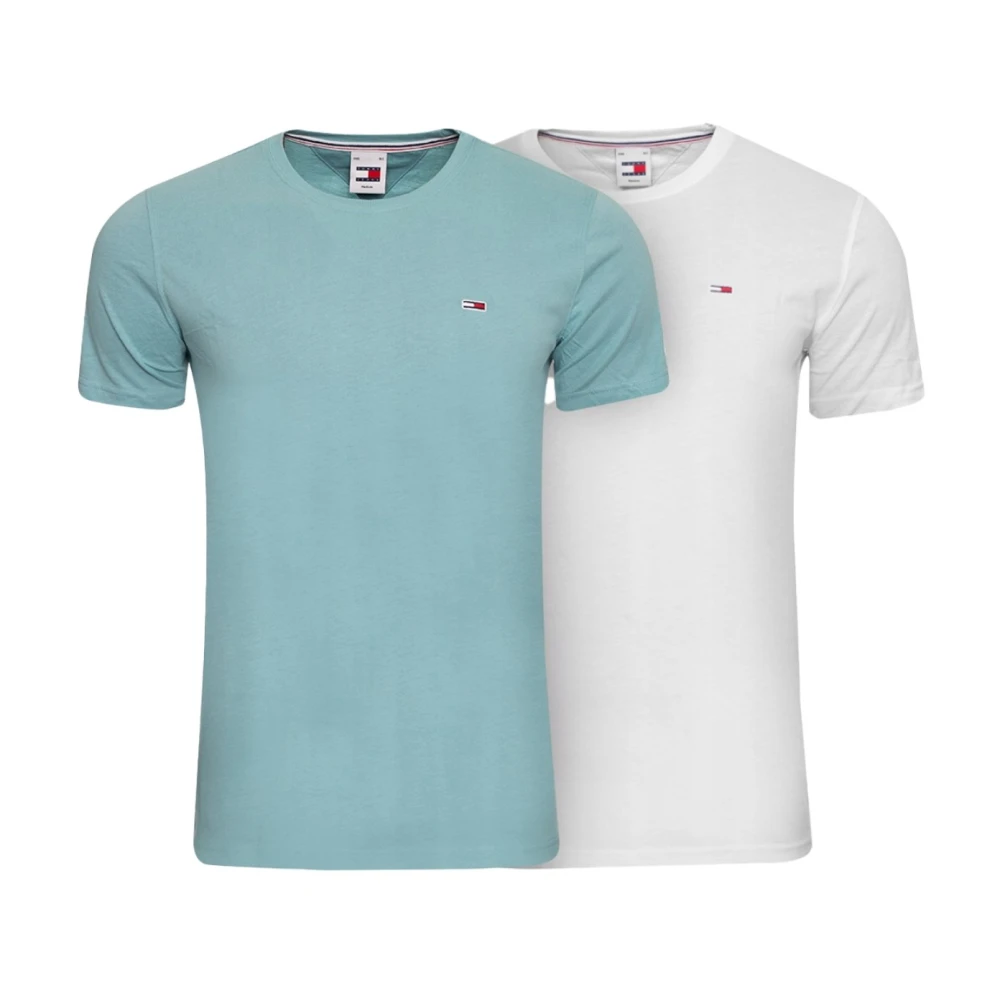 Tommy Jeans 2-Pack Stretch Katoenen T-Shirt Multicolor Heren