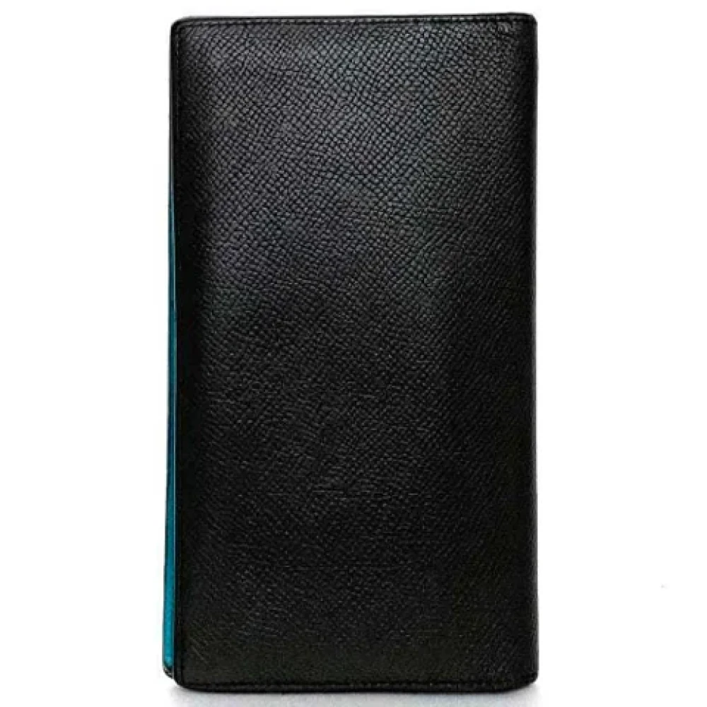 Hermès Vintage Pre-owned Canvas wallets Black Dames
