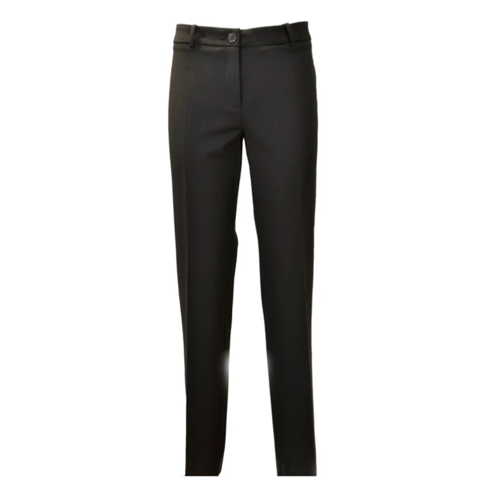 Max Mara Gabardine broek recht model diverse kleuren Black Heren