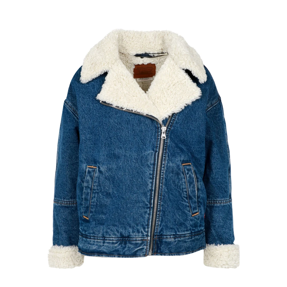 Levi's Denim jassen Blue Dames