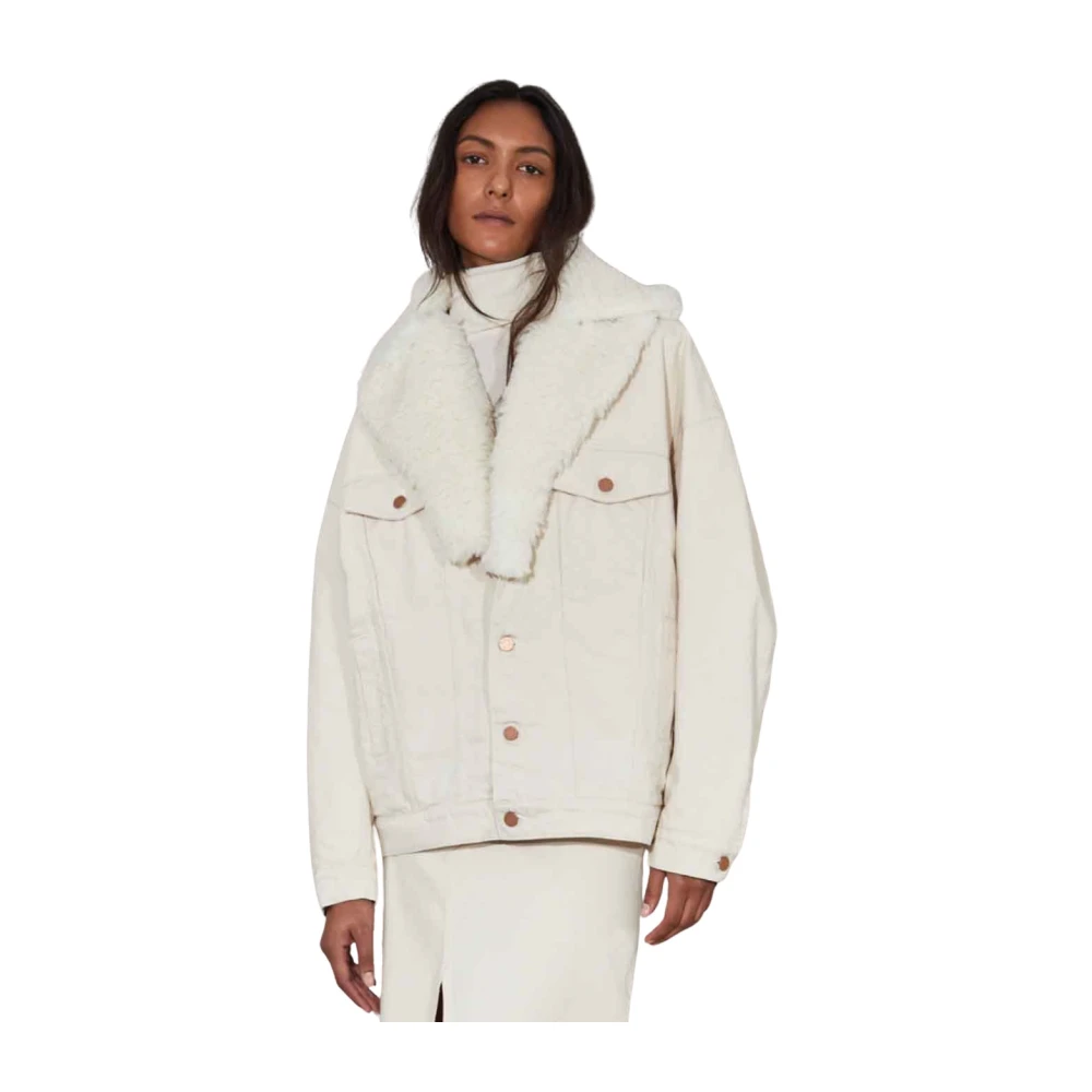 3X1 Gewatteerde Dumbo Blazer White Dames