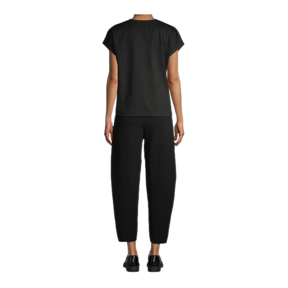 Max Mara Studio Zwarte Artello Shirts voor Vrouwen Black Dames