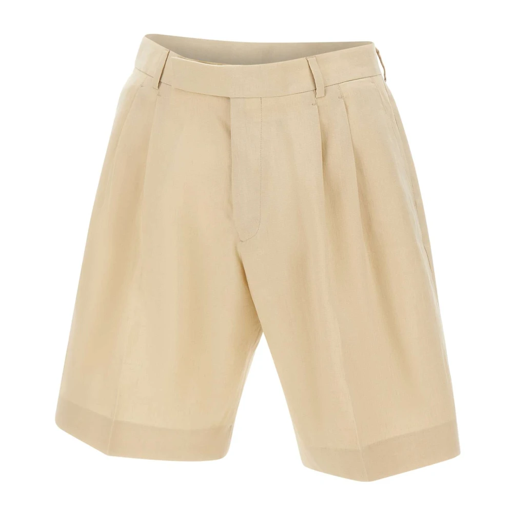 Paul Smith Men's Beige Casual Shorts - Casual Shorts - W30 - Shorts