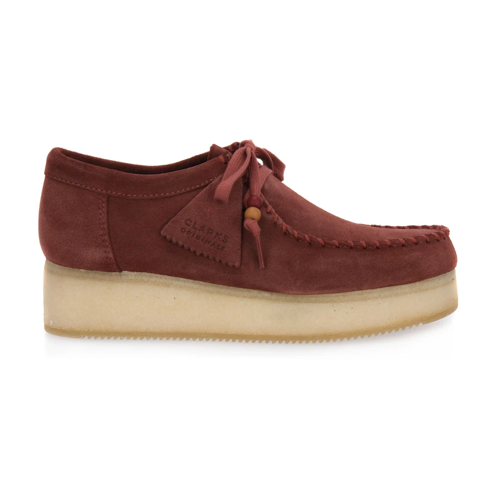 Clarks Loafers Red, Dam