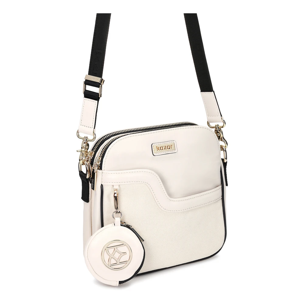 Kazar Dames off-white messenger tas White Dames
