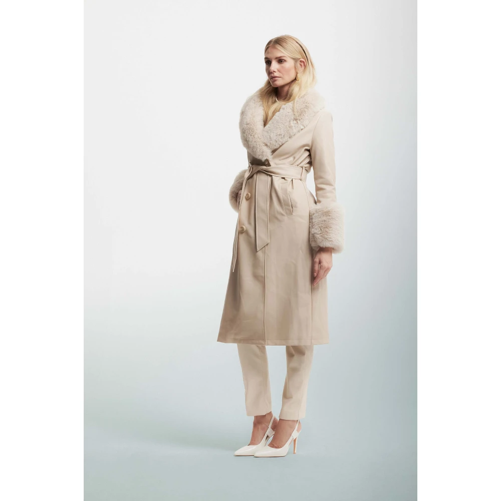 Kocca Dubbele Rijgjas Beige Dames