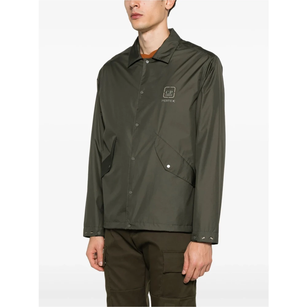 C.P. Company Khaki Knoopjas met Voorzakken Green Heren