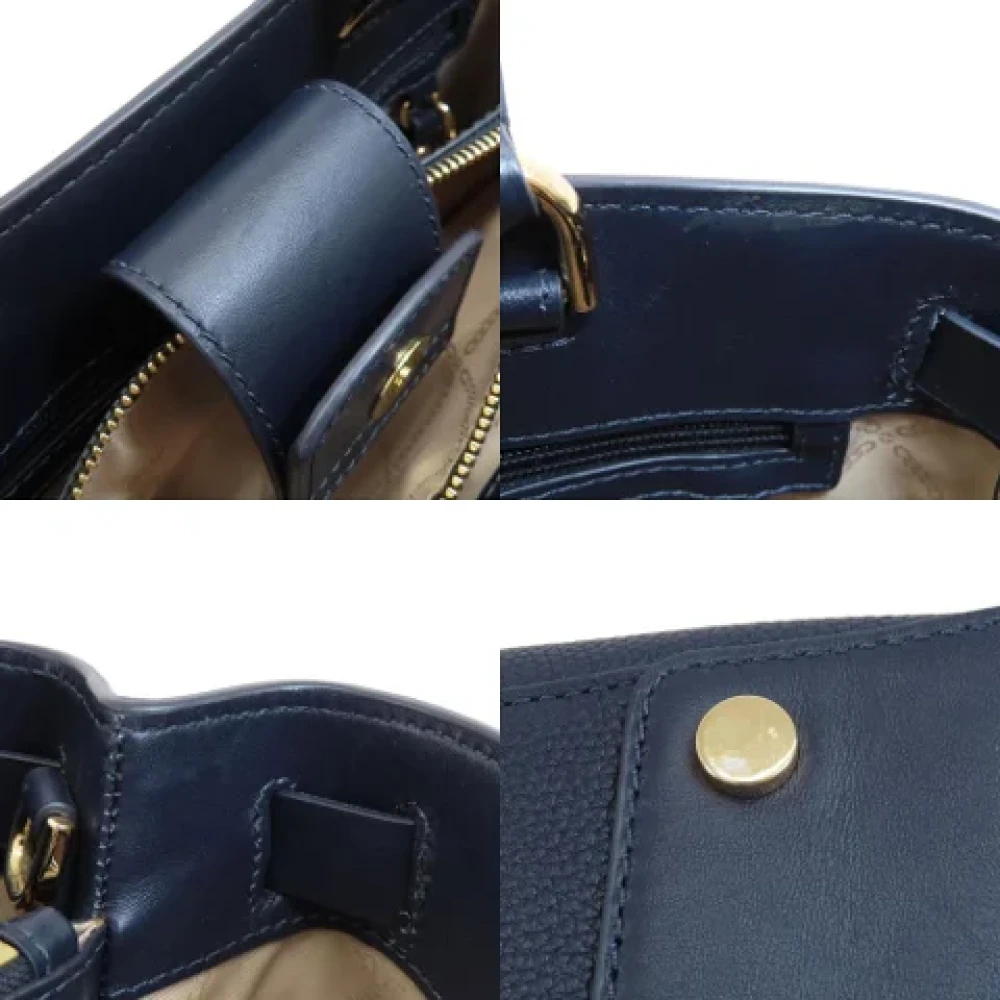 Michael Kors Pre-owned Leather totes Blue Dames
