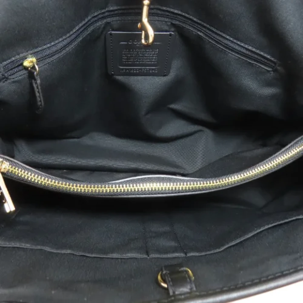 Coach Pre-owned Plastic handbags Brown Dames