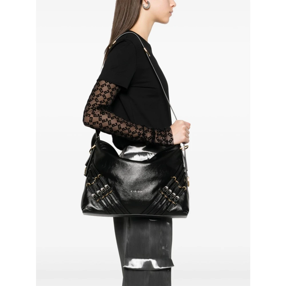 Givenchy Medium Voyou Schoudertas Black Dames