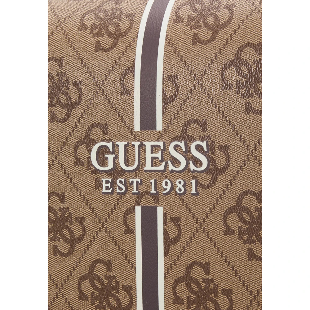 Guess Stijlvolle reistrolley voor vrouwen Brown Unisex