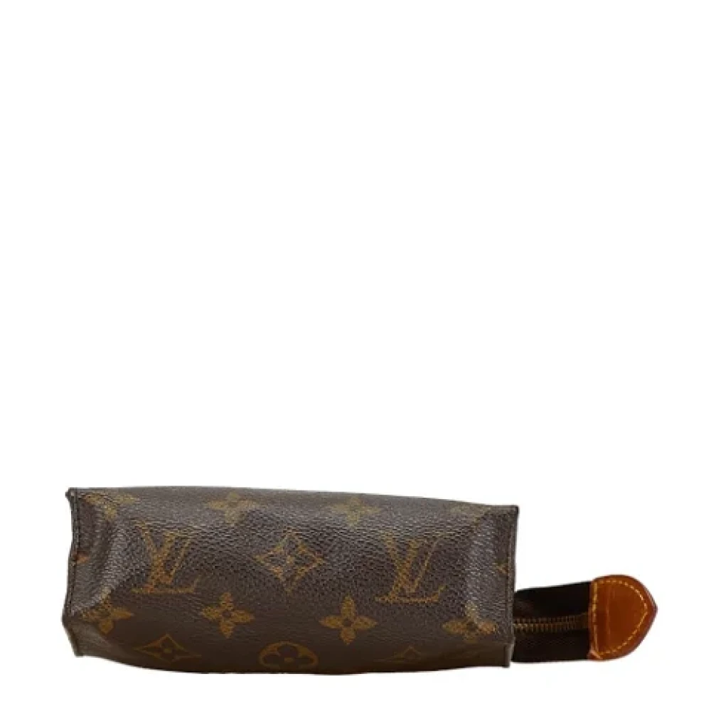 Louis Vuitton Vintage Pre-owned Plastic pouches Brown Dames