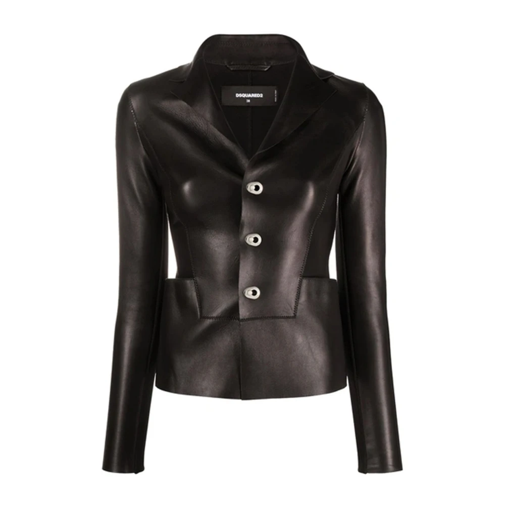 Jackets > Leather Jackets - - Dsquared2 - Modalova