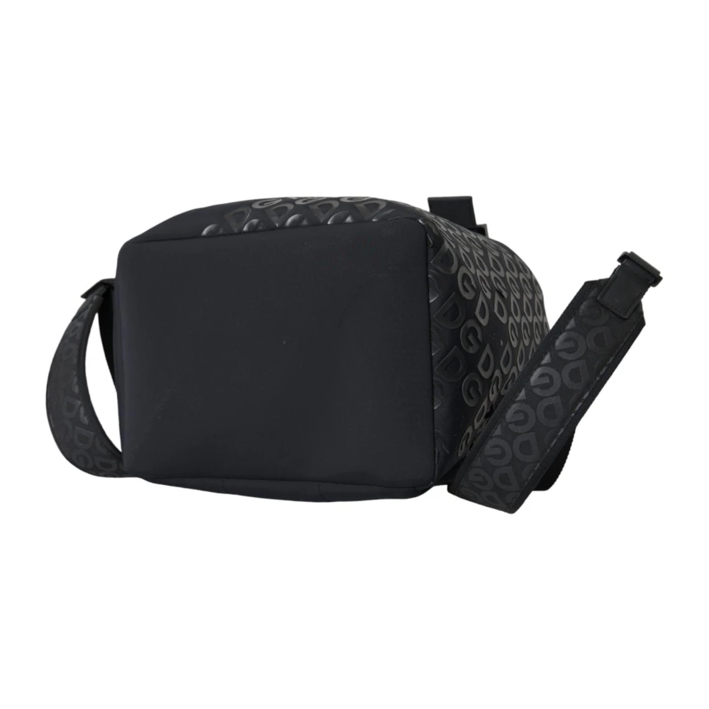 Dolce & Gabbana Neopreen Schoolrugzak met Logo Details Black Heren