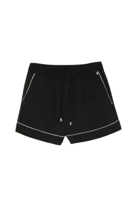 Satin Jogger Shorts