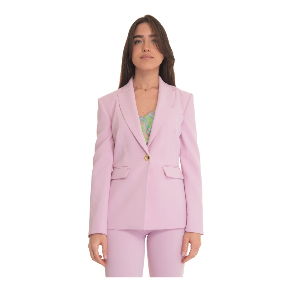 Pinko Humanuaca Jacket with 1 button Pink Dames