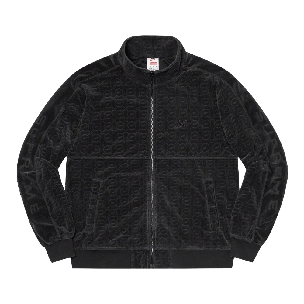 Nike Beperkte oplage Velours Track Jacket Zwart Black Heren