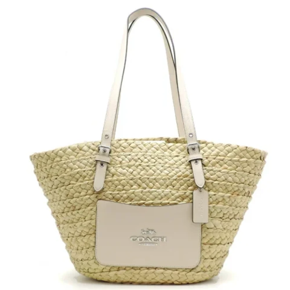 Coach Pre-owned Fabric totes Beige Dames