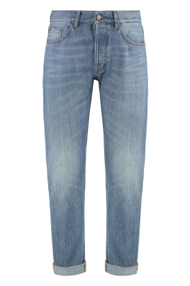 Regular Fit Jeans med Metaldetaljer
