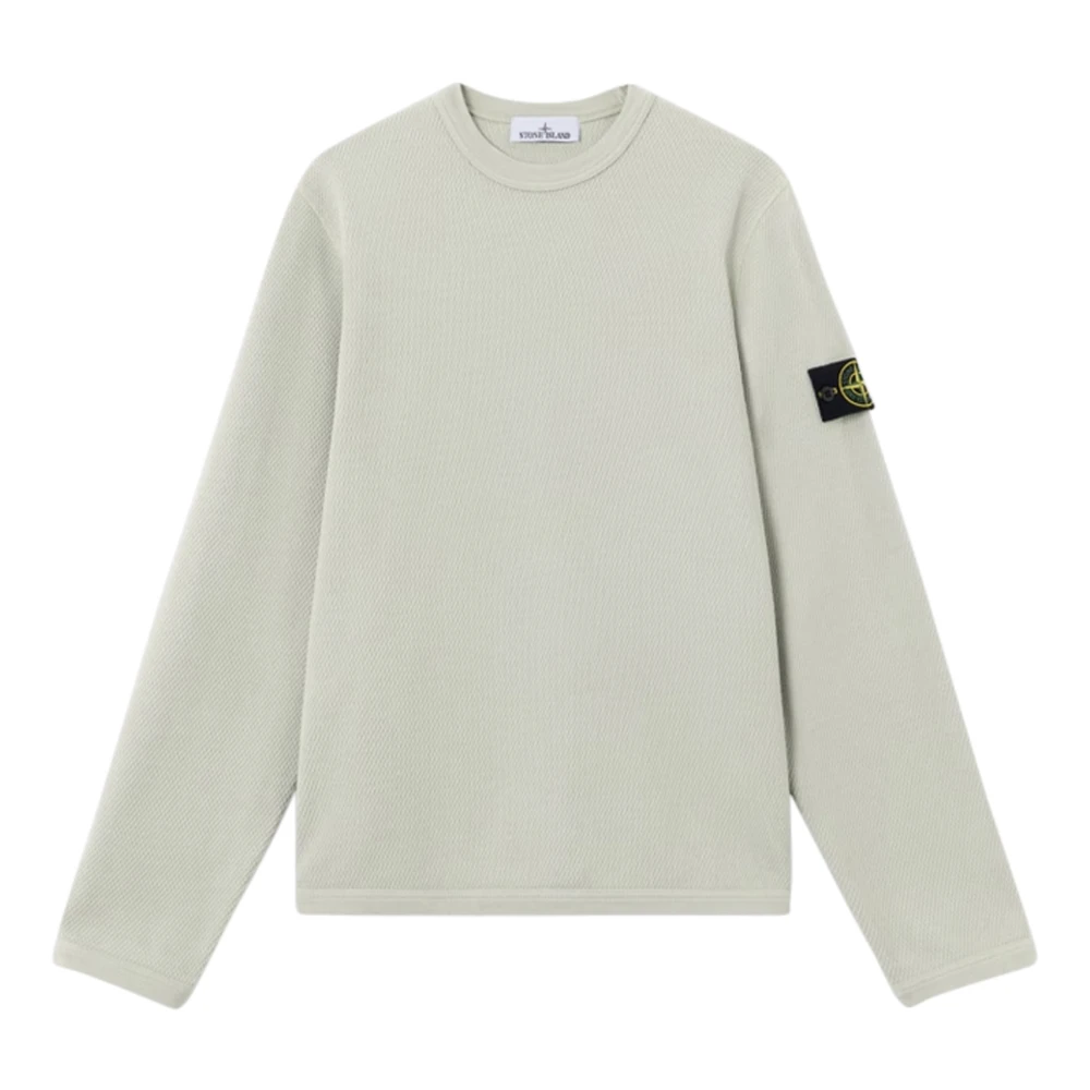Stone Island Green Crew Neck Sweatshirt - Male - Sweatshirts - Xl - Sweatshirts & Hoodies