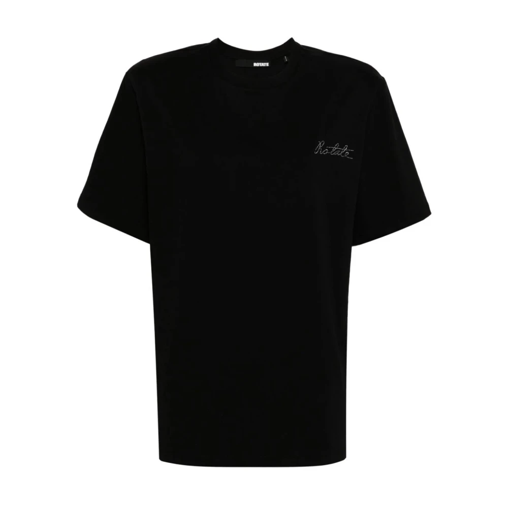 Rotate Birger Christensen T-Shirts Black Dames
