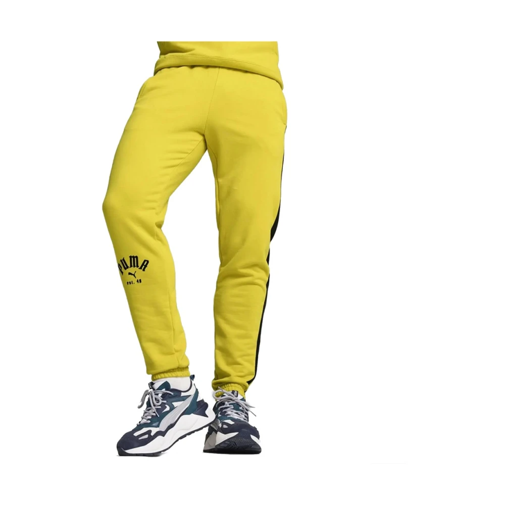 Puma Play Paris Sweatpants Yellow Heren