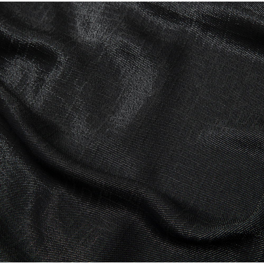 Elisabetta Franchi Zwart Logo Jacquard Pashmina Sjaal Black Dames