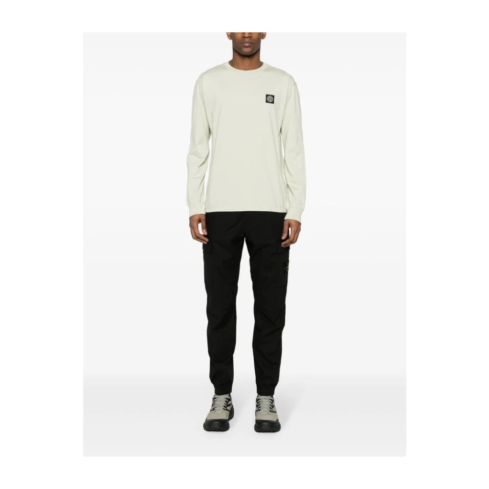 Stone Island Zwarte Stijlvolle Broek Black Heren