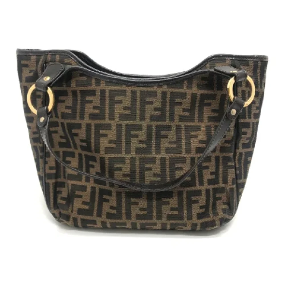 Fendi Vintage Pre-owned Fabric fendi-bags Brown Dames