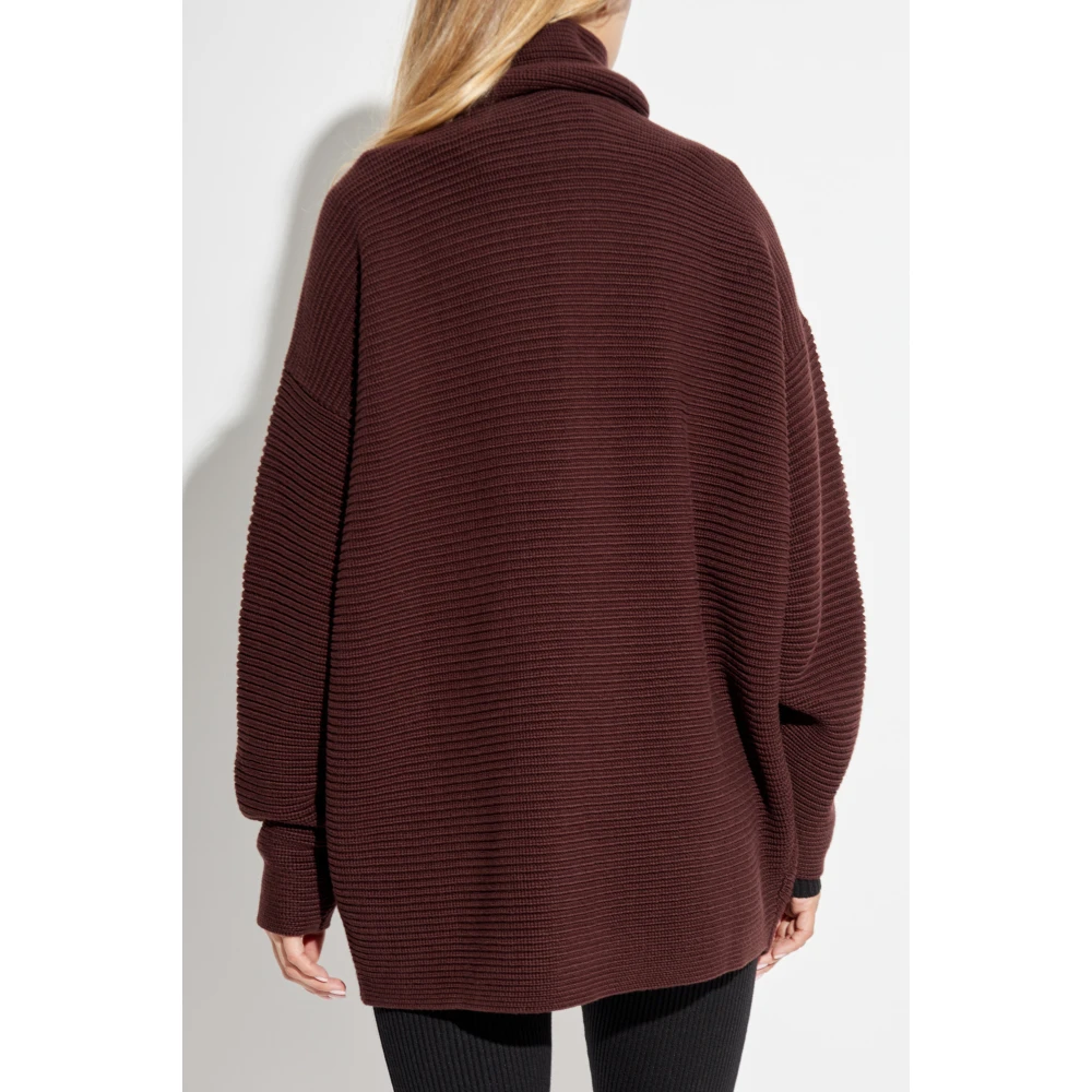 adidas Originals Turtleneck met logo Brown Dames