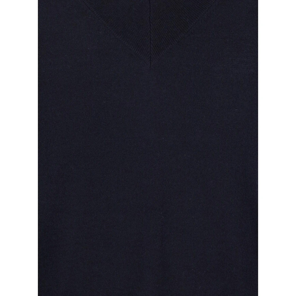 allude V-Sweater Collectie Blue Dames