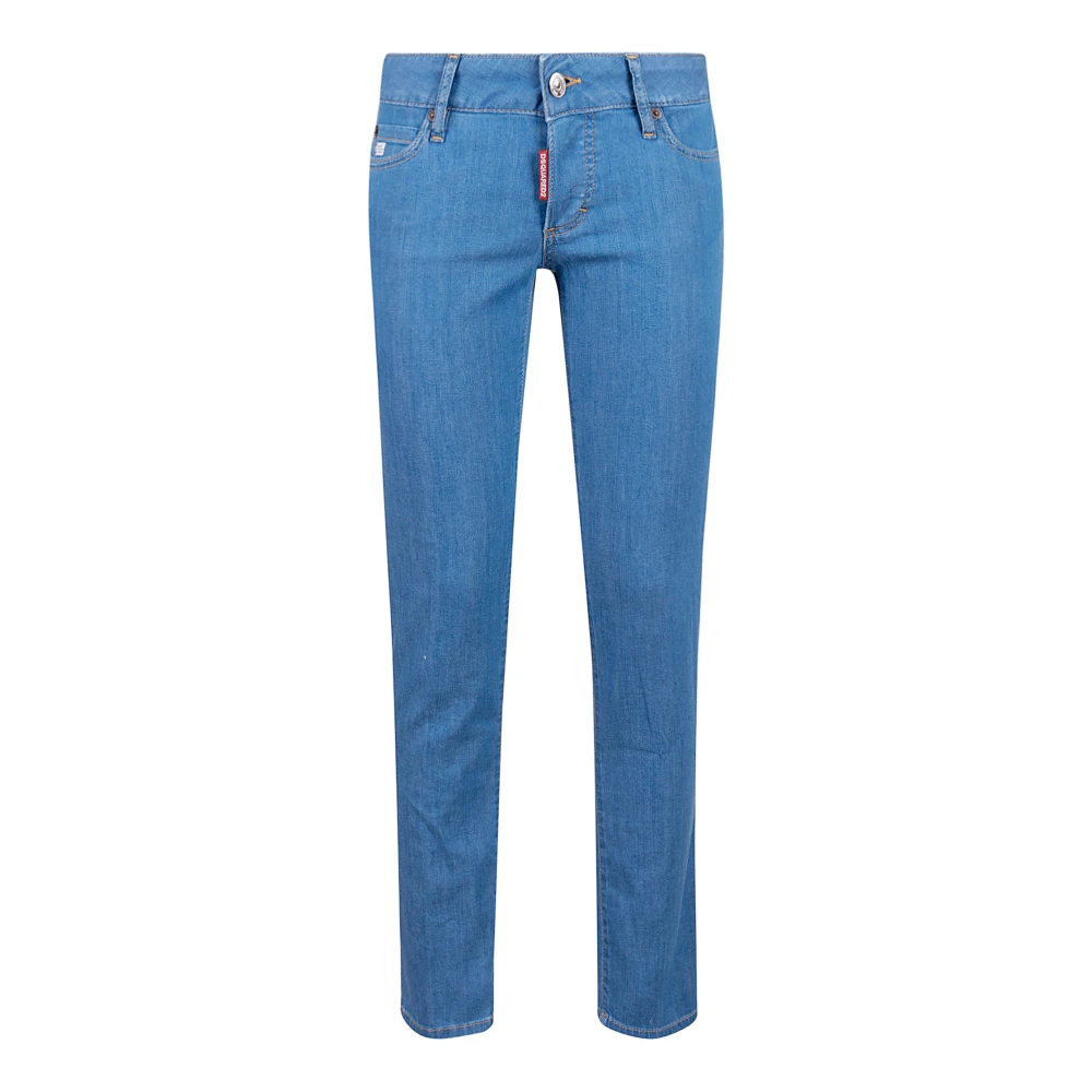 Dsquared2 Klassieke 5-Pocket Jeans Blue Dames